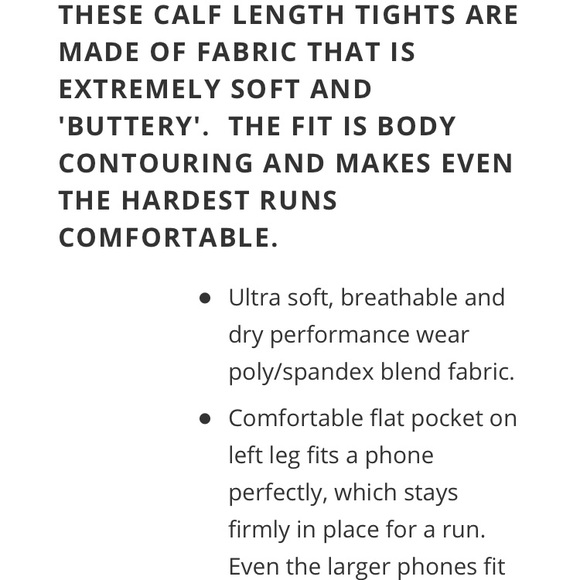 Sweet Spot Skirts. Calf Length Leggings - Picture 6 of 7